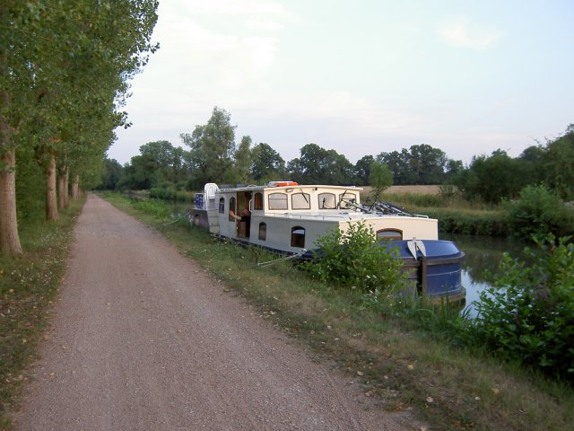 Picture of "Daisy" moored for the night.